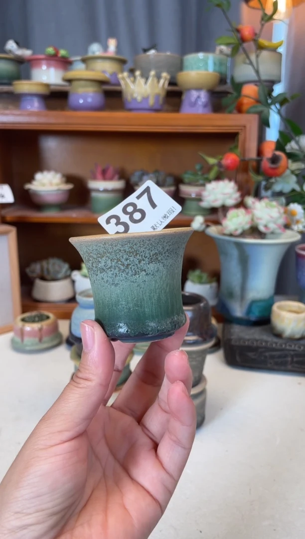 瓷片太*空387知木小芳花盆
