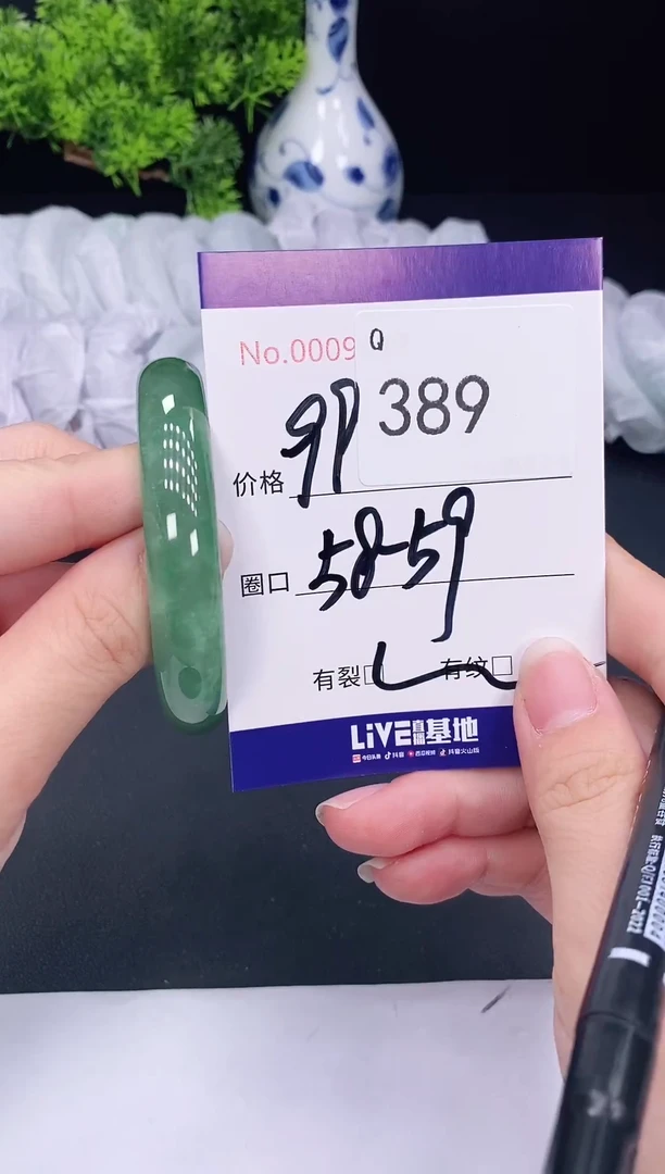 未镶嵌手镯翡翠389