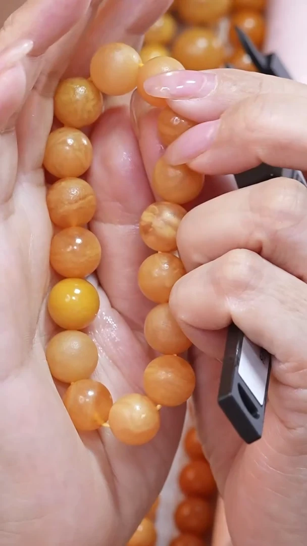 蜜蜡颈饰未镶嵌8432天然蜜蜡珠宝奇石云端妖孽全部保真