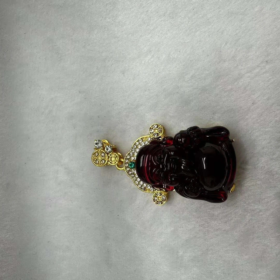 A063时尚气质百搭血珀吊坠