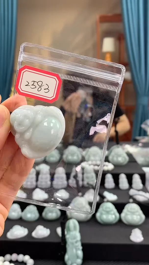 颈饰未镶嵌翡翠佛公2583