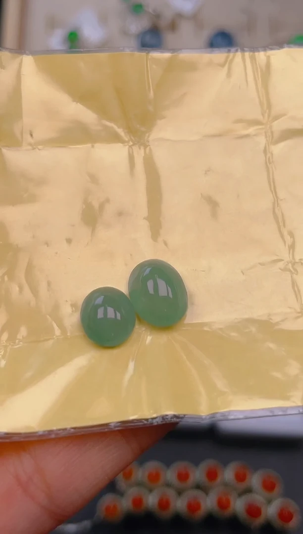 裸石翡翠天然翡翠蛋面72
