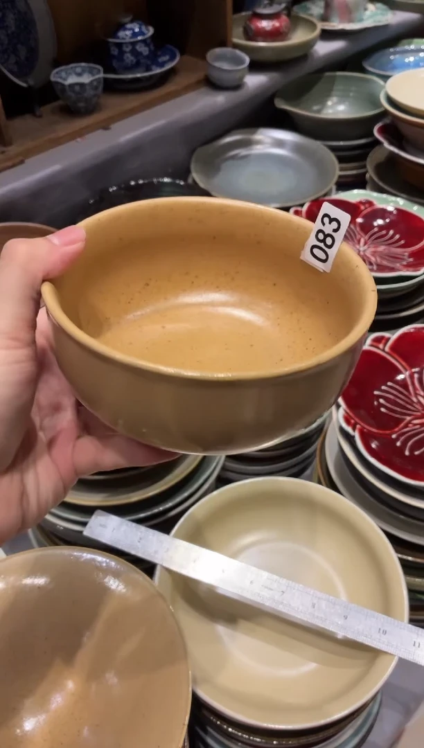 瓷片蓮***?83亚麻黄钵碗1个