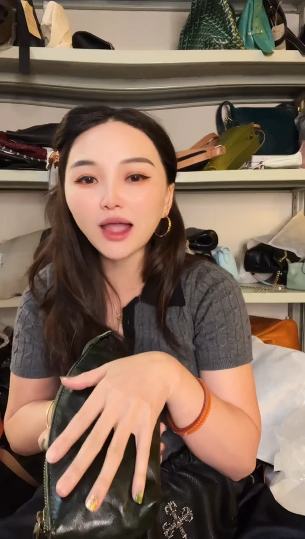 水牛皮（革）珊瑚店清斜挎包真皮包时尚百搭包包