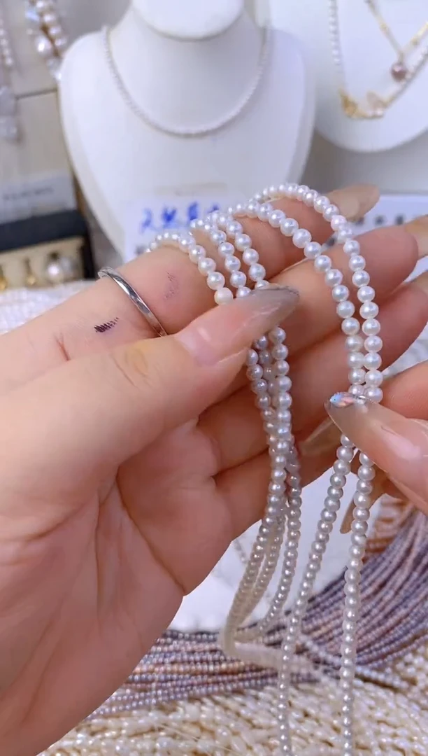 淡水珍珠未镶嵌颈饰F10