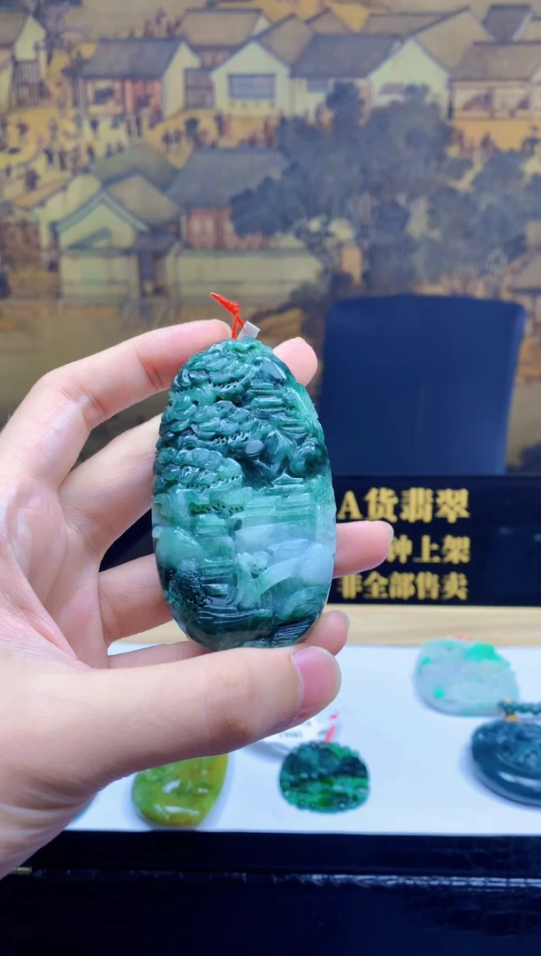 定制翡翠未镶嵌天然A货翡翠0816079