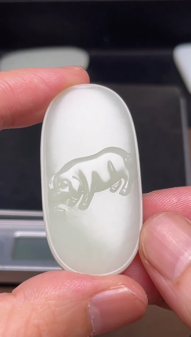 和田玉未镶嵌颈饰42 通