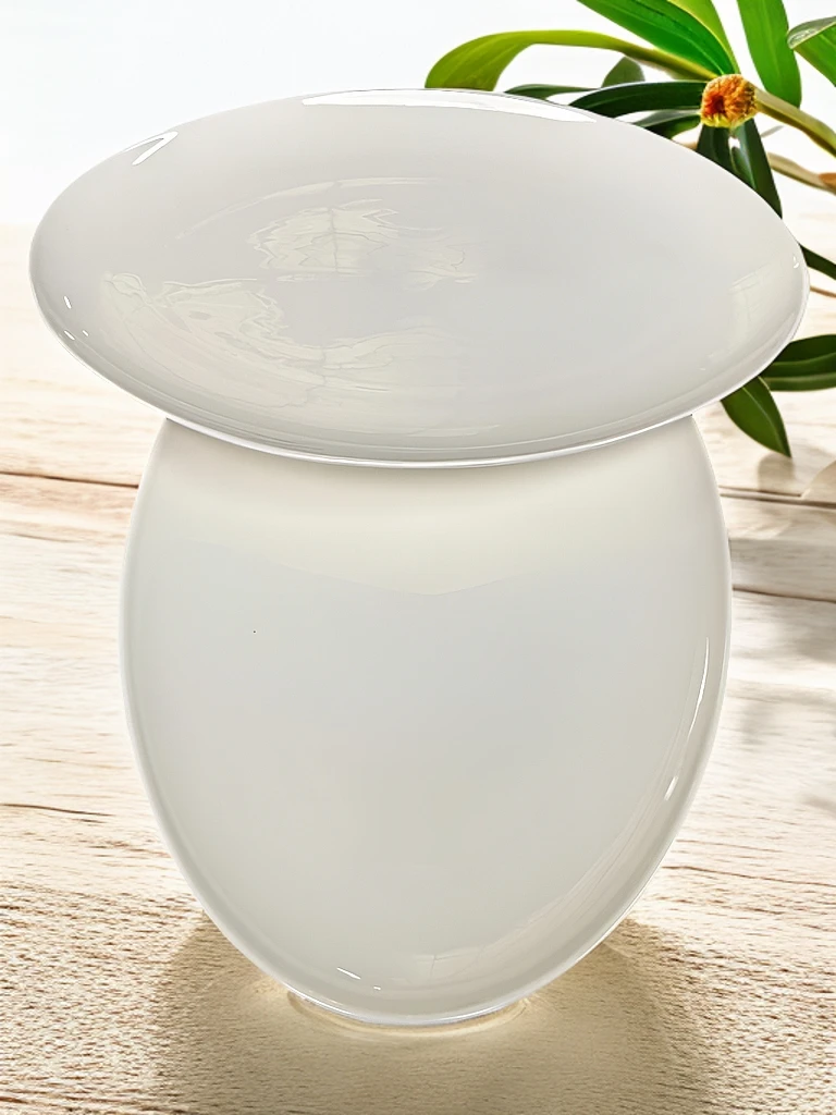 【微瑕14寸鱼盘（圆浅）2个】新骨瓷纯白餐具家用商用工厂价