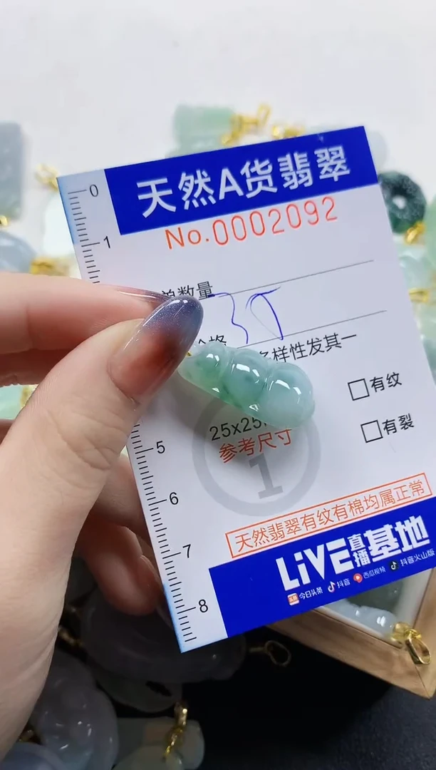 颈饰未镶嵌翡翠天然A货翡翠