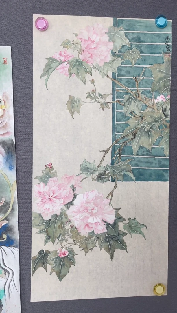 国画国画山水花鸟作品