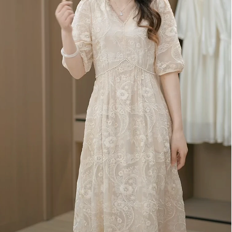 时尚大方精致优雅修身显瘦减龄显白连衣裙