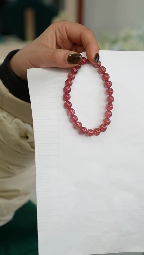 【闪购商品】水晶手串未镶嵌草莓晶手串
