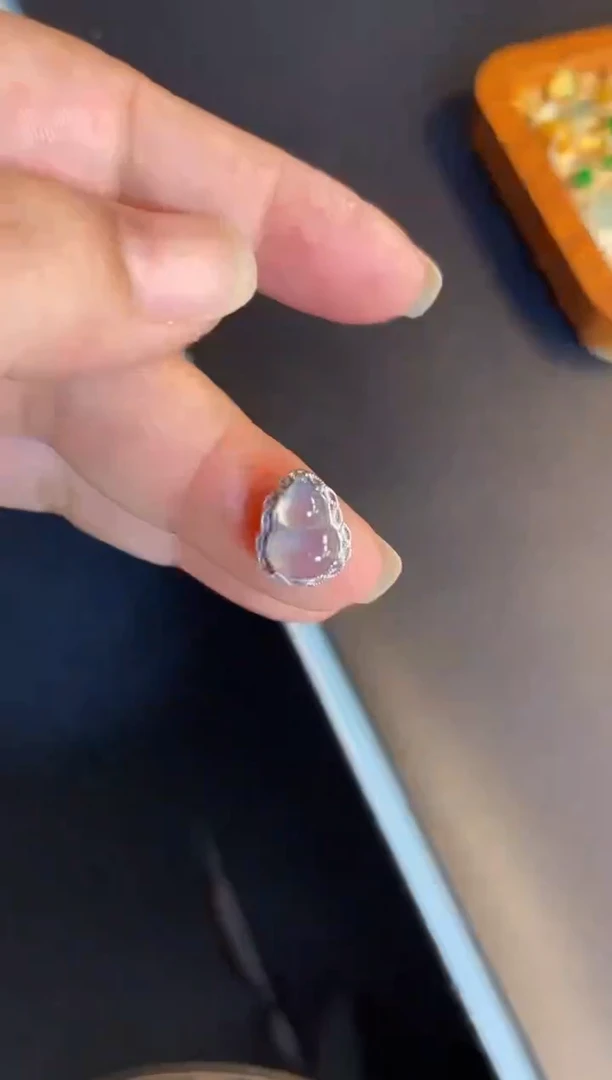 吊坠(不含链)银S925镶嵌翡翠1