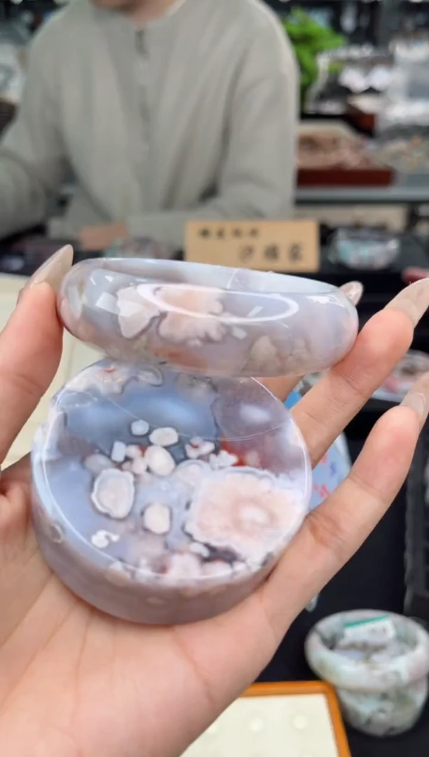 【闪购商品】石英质玉手镯未镶嵌63圈口（赠送镯心）6504050