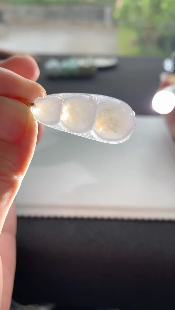 未镶嵌挂件翡翠豆子F1421-6