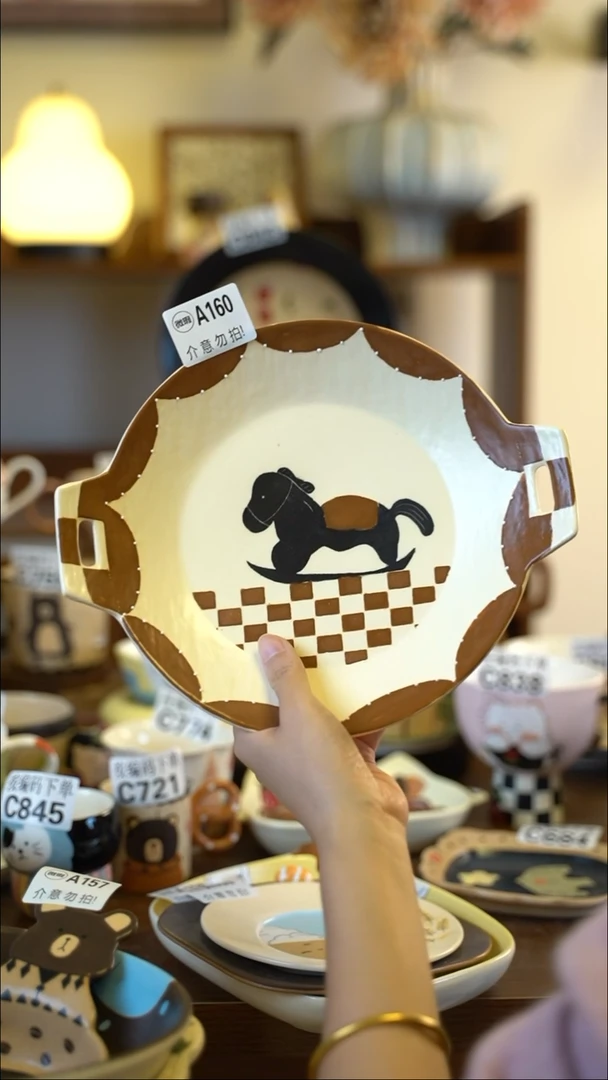 摆件陶A160 阿满屋手工手作陶瓷