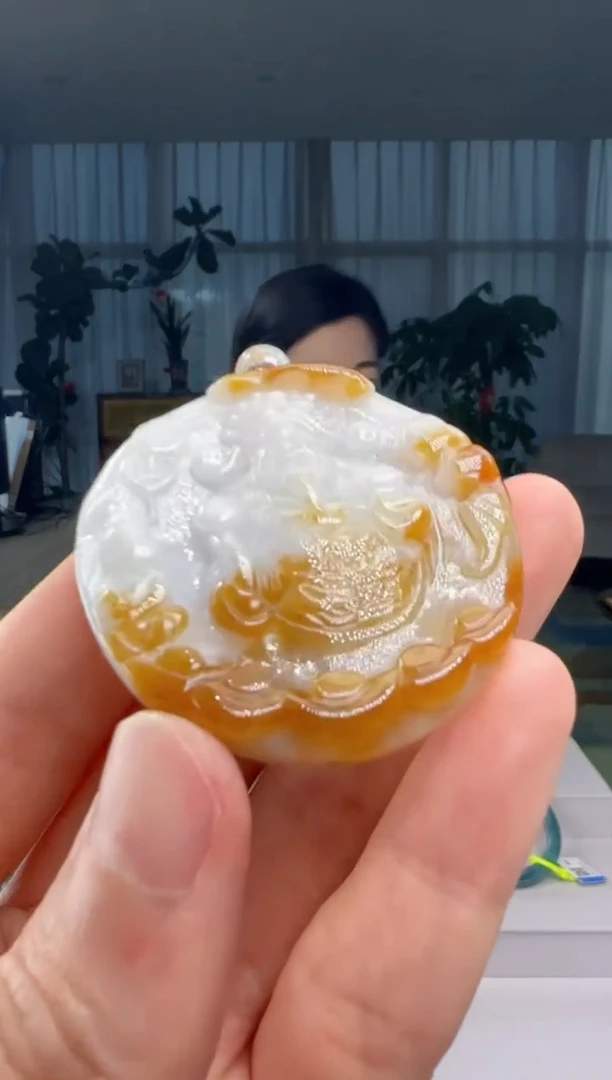 翡翠未镶嵌颈饰DY@@60B7J15334