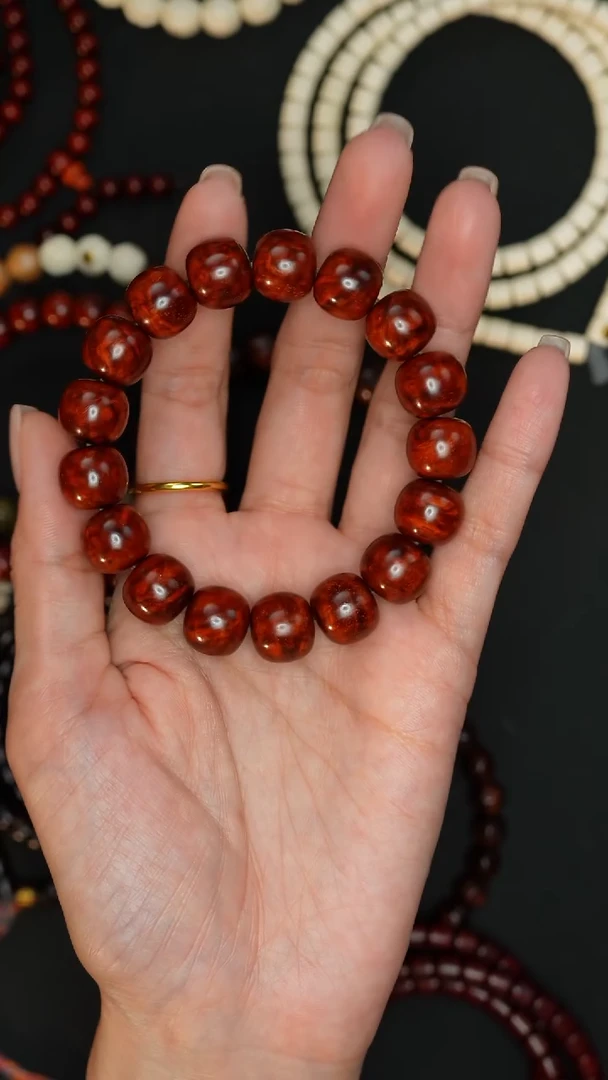 手串/手链小叶紫檀小叶紫檀12*13mm留疤