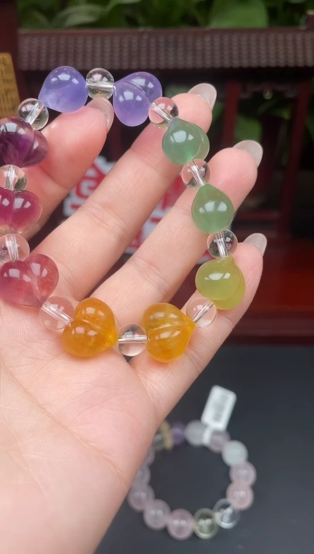 未镶嵌手串萤石手串多样性发其一XB03