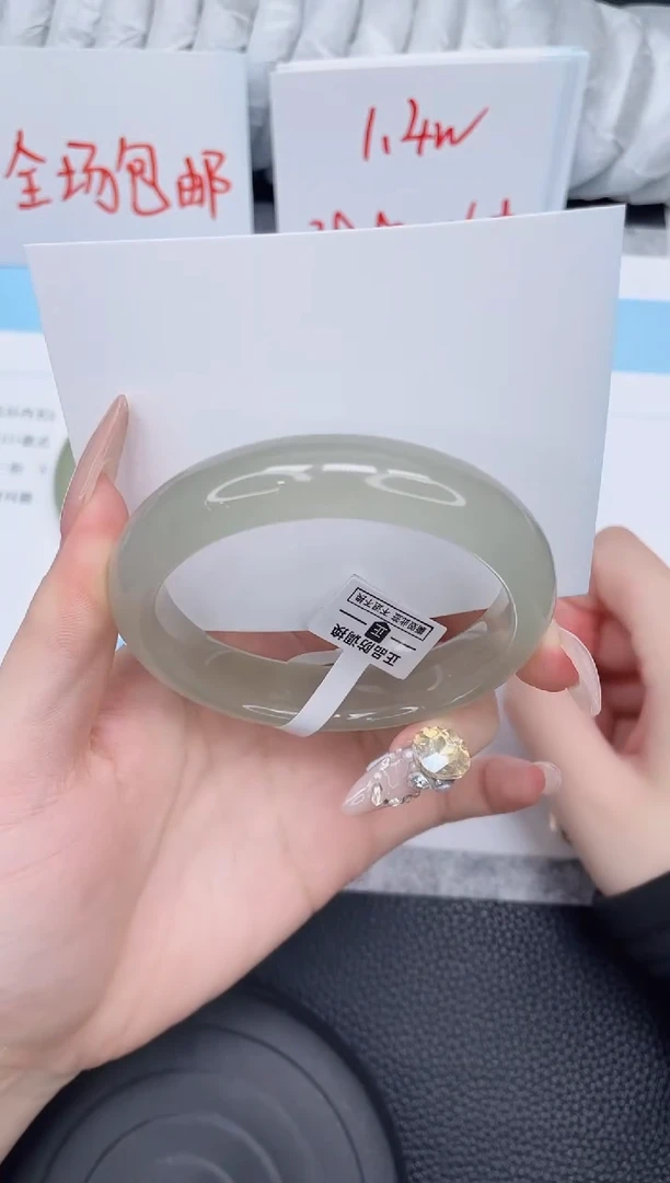 未镶嵌手镯石英质玉123-55