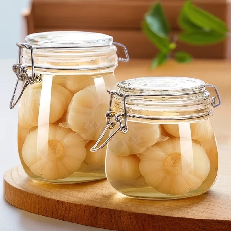 糖蒜密封罐玻璃罐头瓶空瓶子食品级家用泡菜坛腌制腊八蒜专用容器