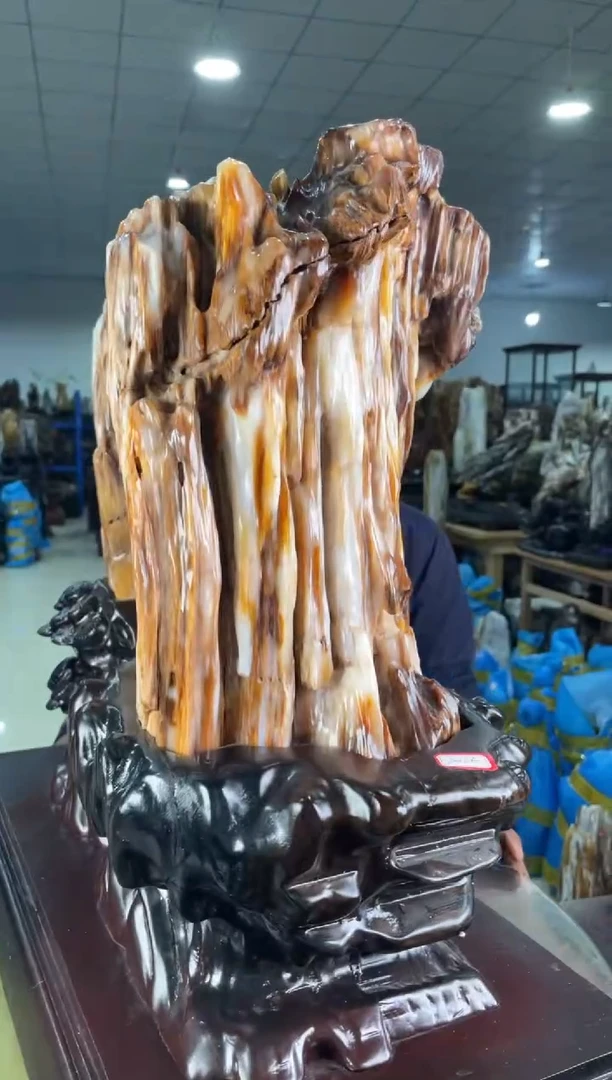 【闪购商品】硅化玉摆件未镶嵌97