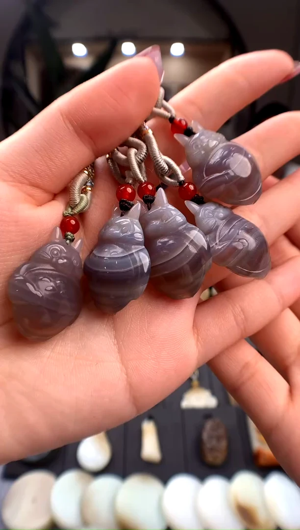 【闪购商品】玛瑙/玉髓颈饰未镶嵌挂件多样性发货一件