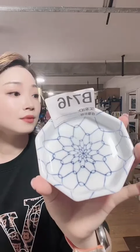 瓷片日本进口瓷器11CM小碟B716（新款