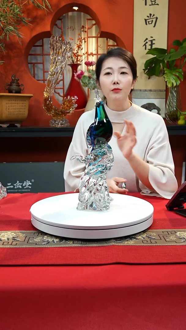 手工艺品琉璃鹦鹉