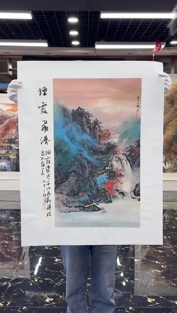 国画国画绘画山水花鸟