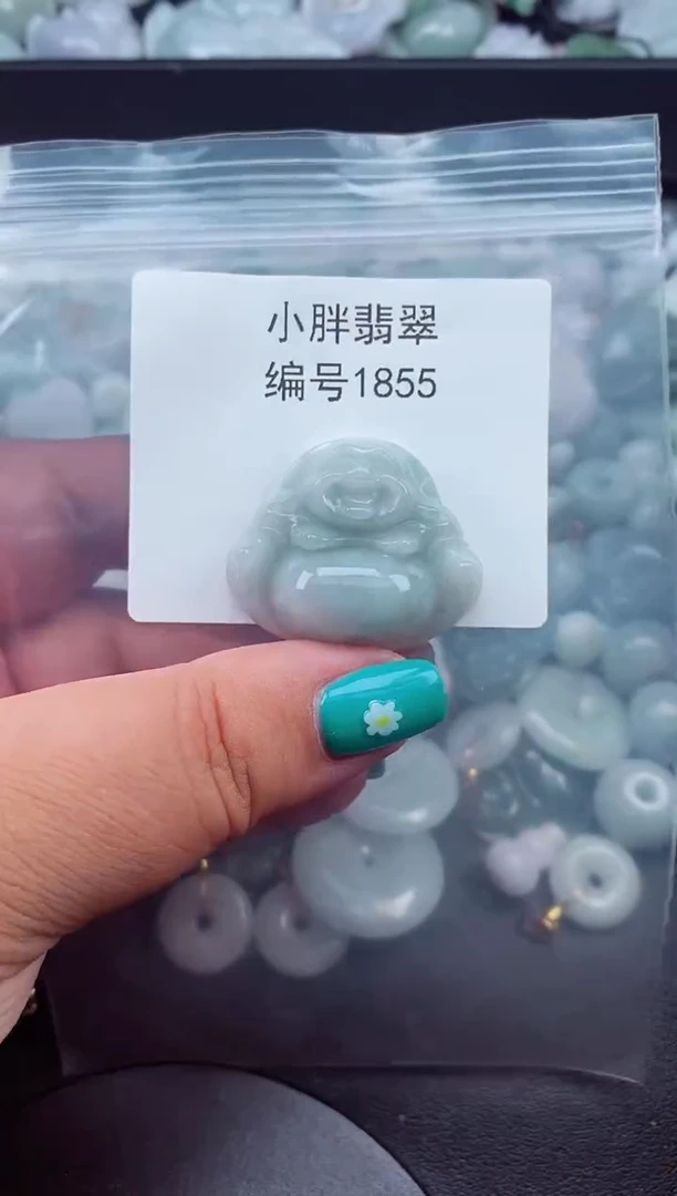 颈饰未镶嵌翡翠缅甸天然A货翡翠1855