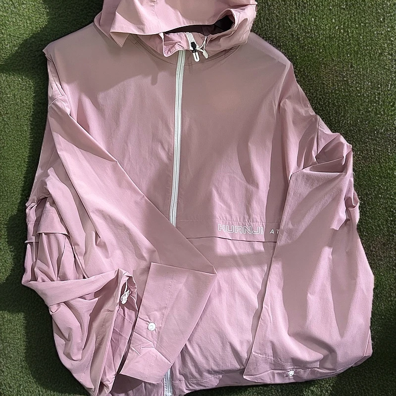 06连帽拉链款登山户外防晒服运动休闲夏季透气皮肤衣