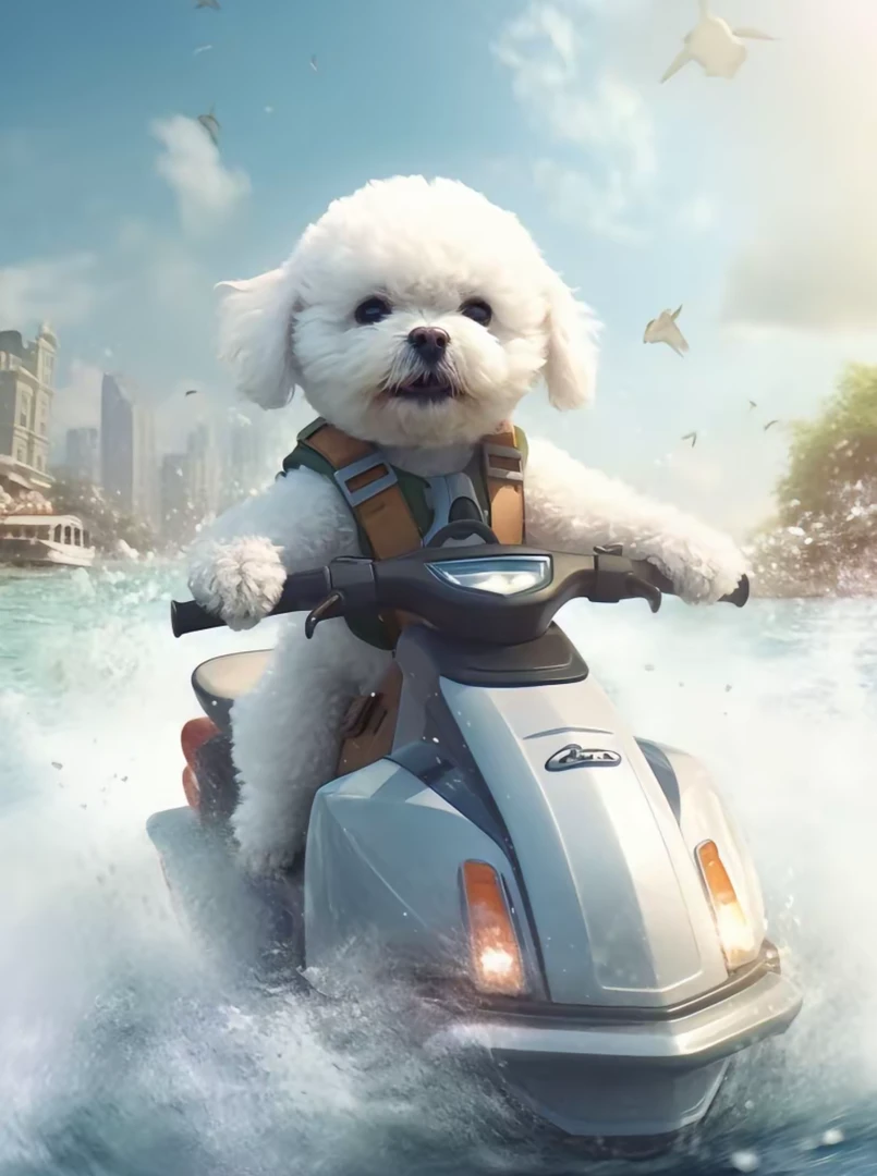 （活体链接拍前联系达人）复古水上摩托