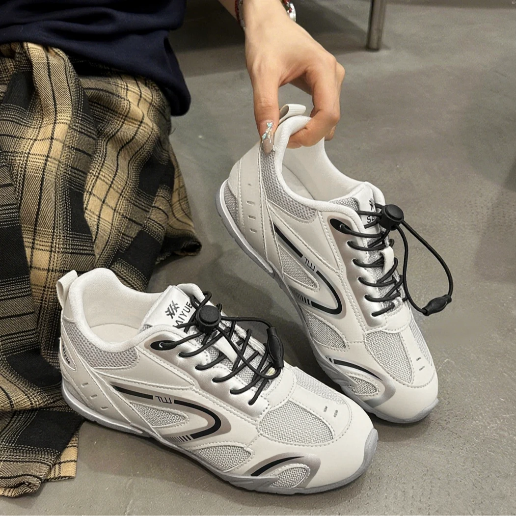 秋季ins百搭德训鞋美式鞋子运动旅游阿甘休闲鞋女款秋冬赛车鞋女