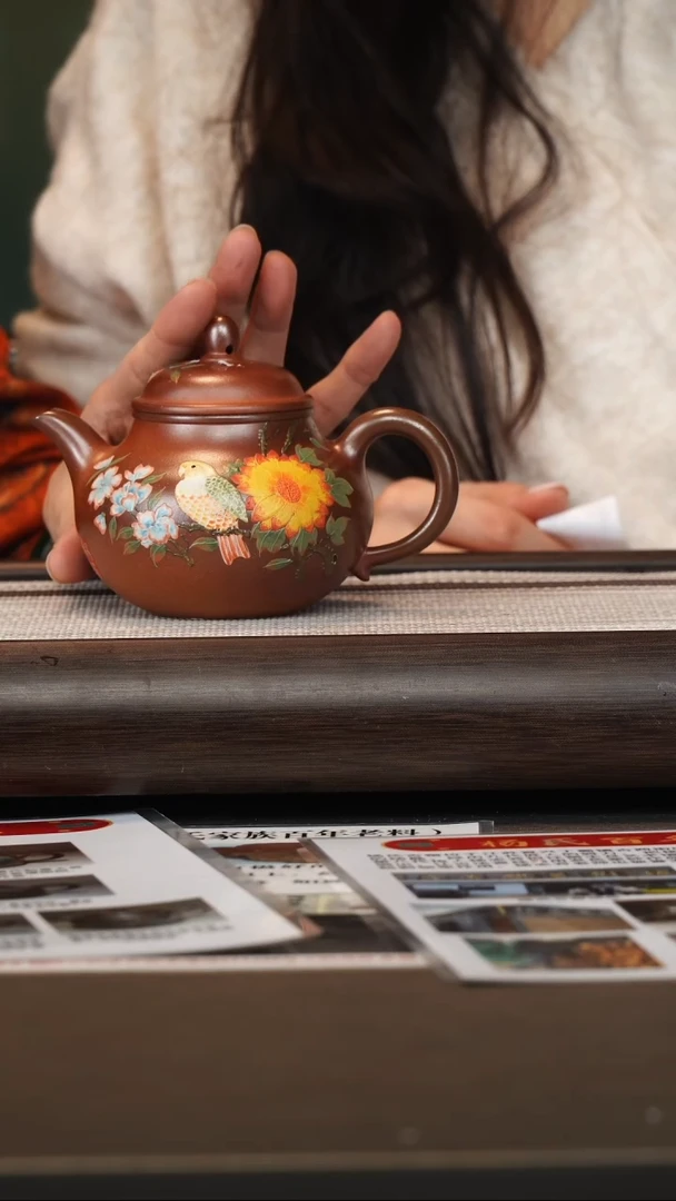 茶壶紫砂杨建英/柴烧/莲子/260c