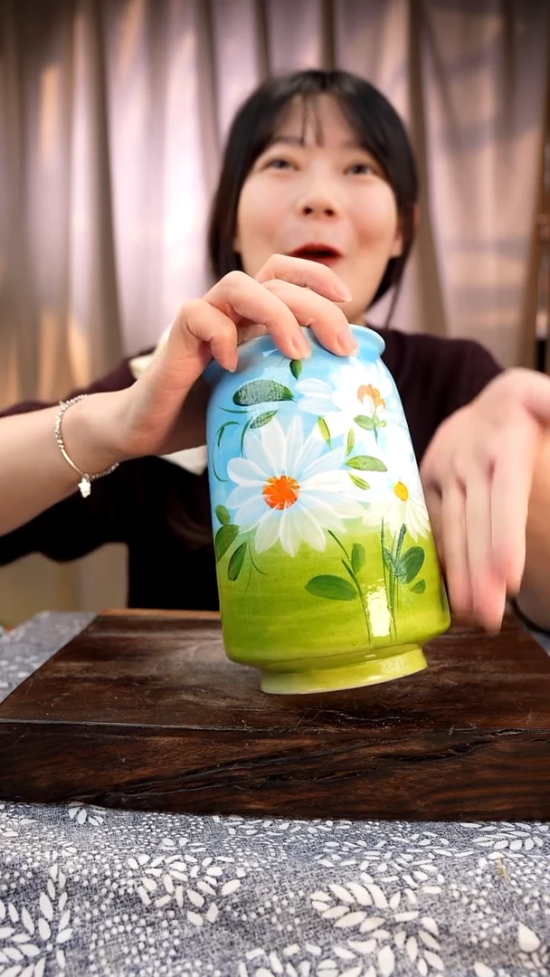 陶土A1205景德镇陶瓷口径9cm高度16cm～1-2误差