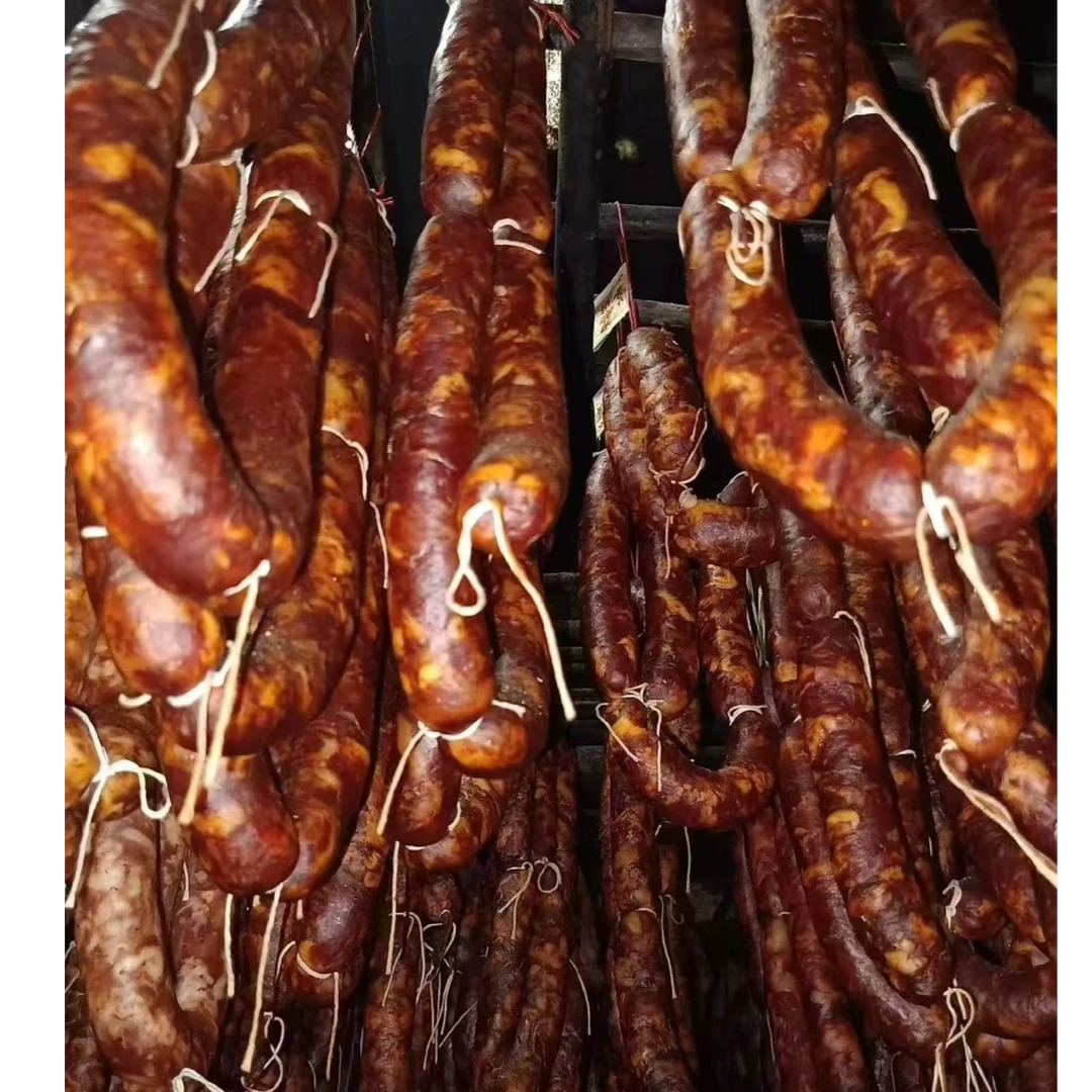 云南农家粮食土猪柴火烟熏  （香肠）