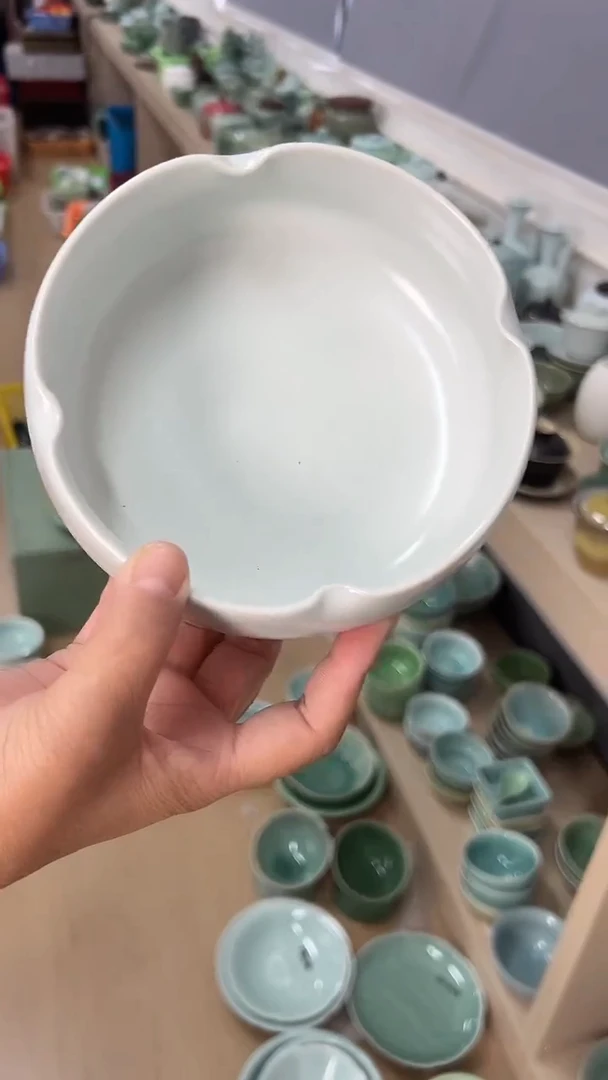 龙泉云间青瓷小米茶器