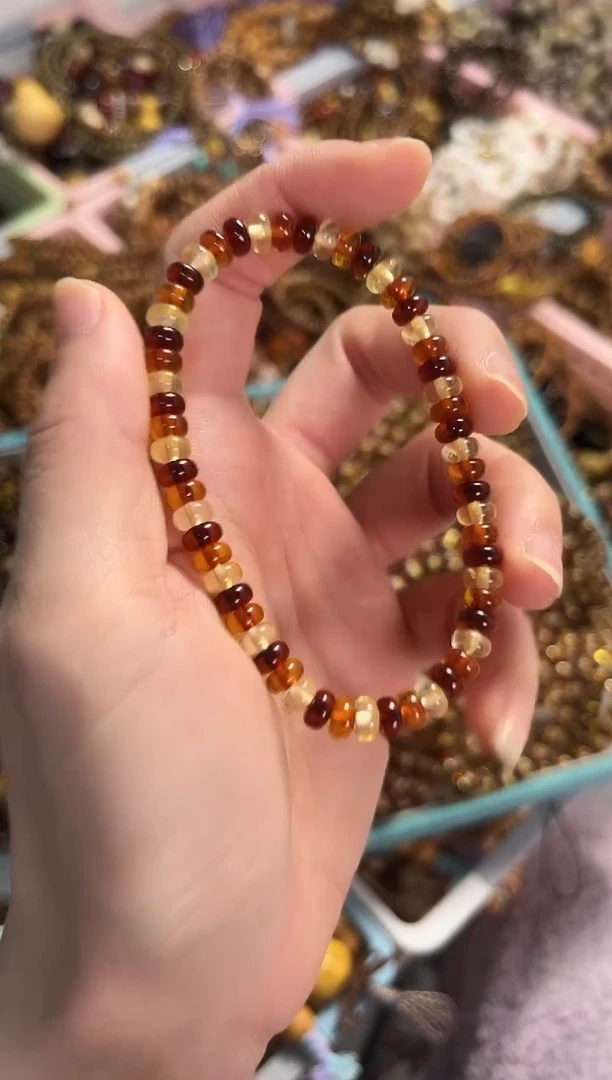 手串琥珀未镶嵌琥珀多宝手串 多样性发货其一 6mm