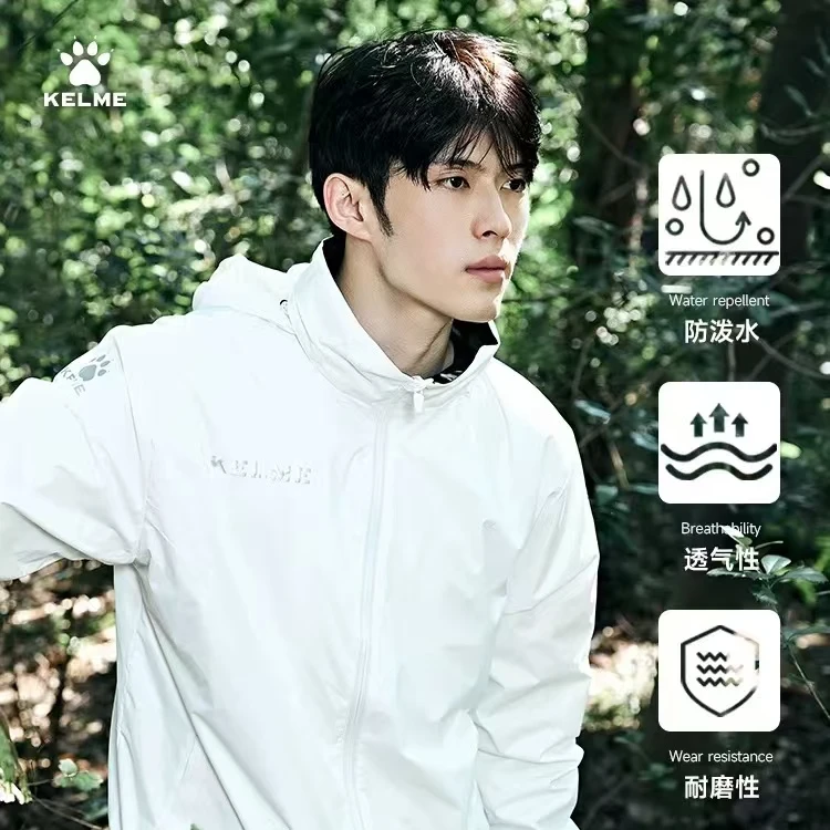 KELME卡尔美风夏季雨衣通勤跑步速干外套防泼水