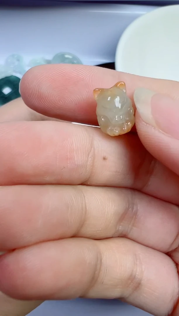 散珠翡翠郞44号链接，A货翡翠
