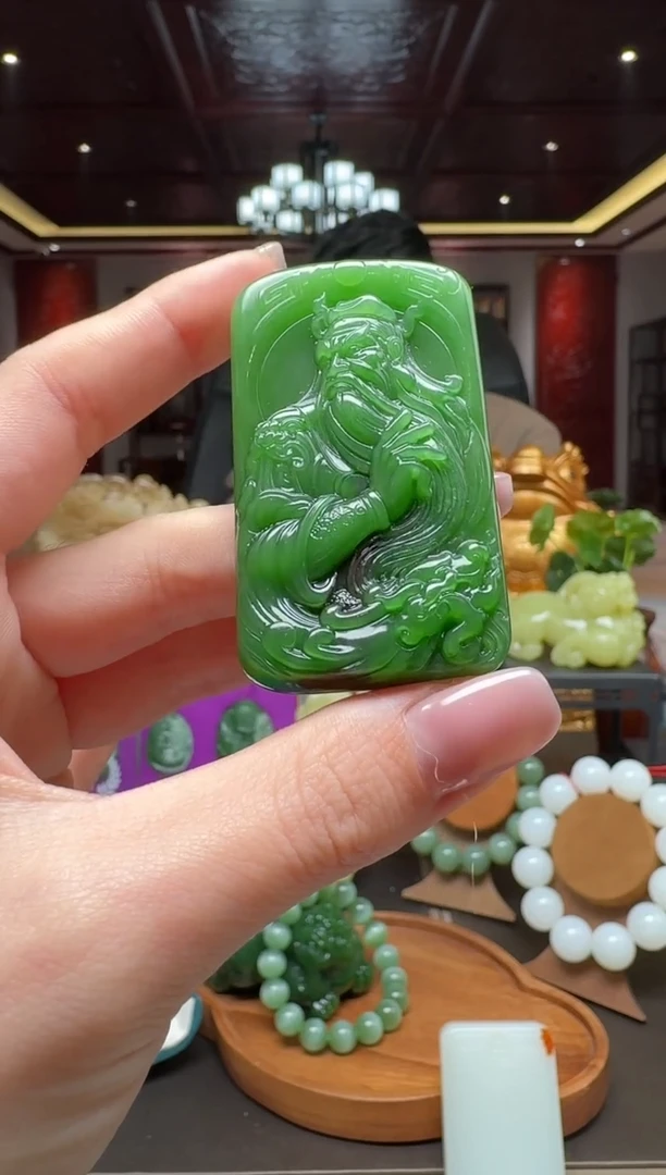 未镶嵌和田玉挂件by