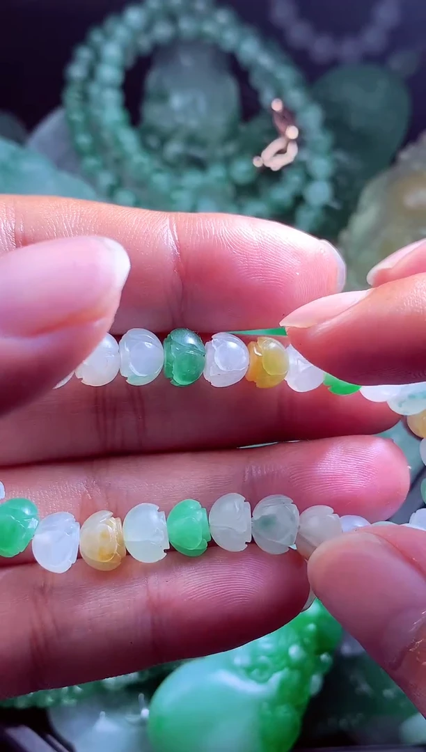 定制翡翠未镶嵌阿****#翡翠毛货定制