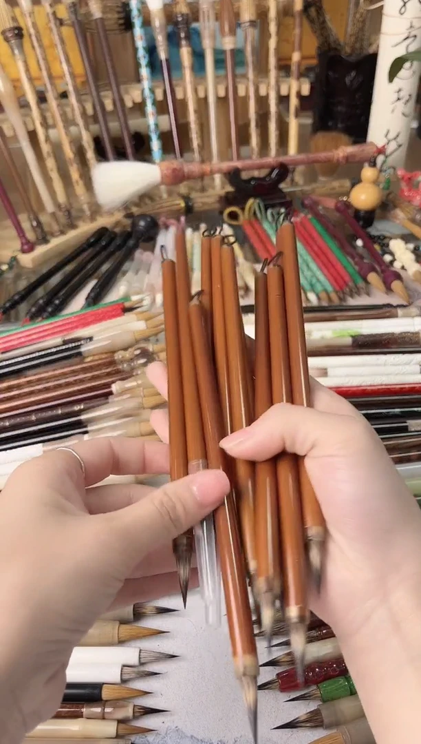 【清水试笔，拒绝蘸墨】墨舞笔庄毛笔11支