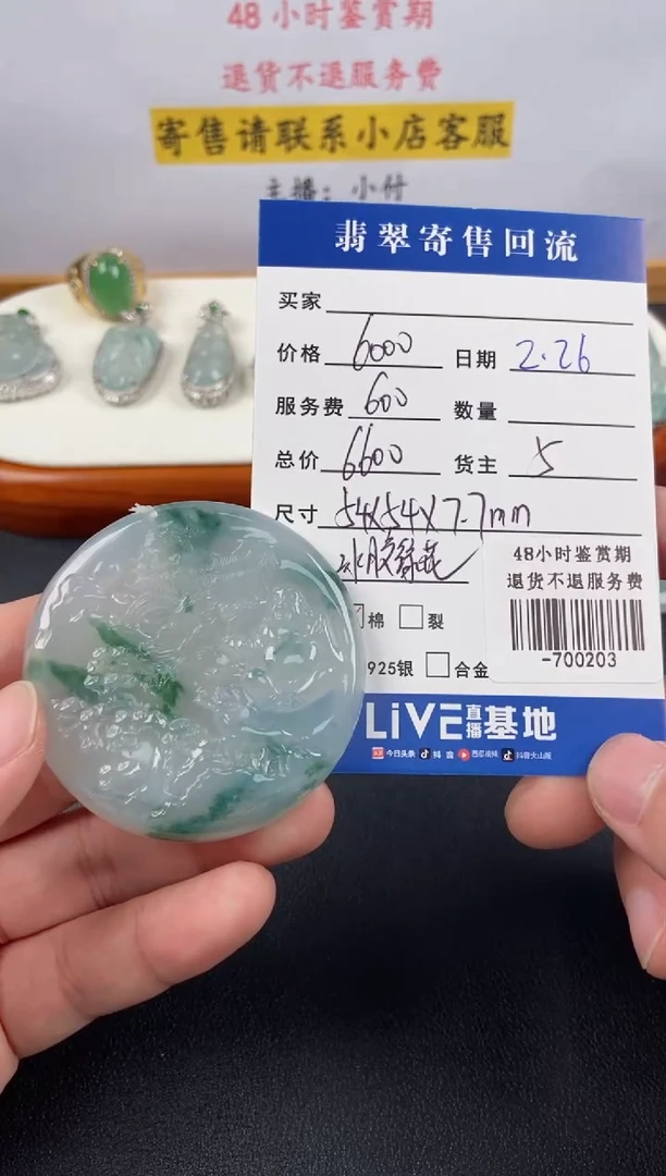 【闪购商品】翡翠颈饰未镶嵌多人-700203