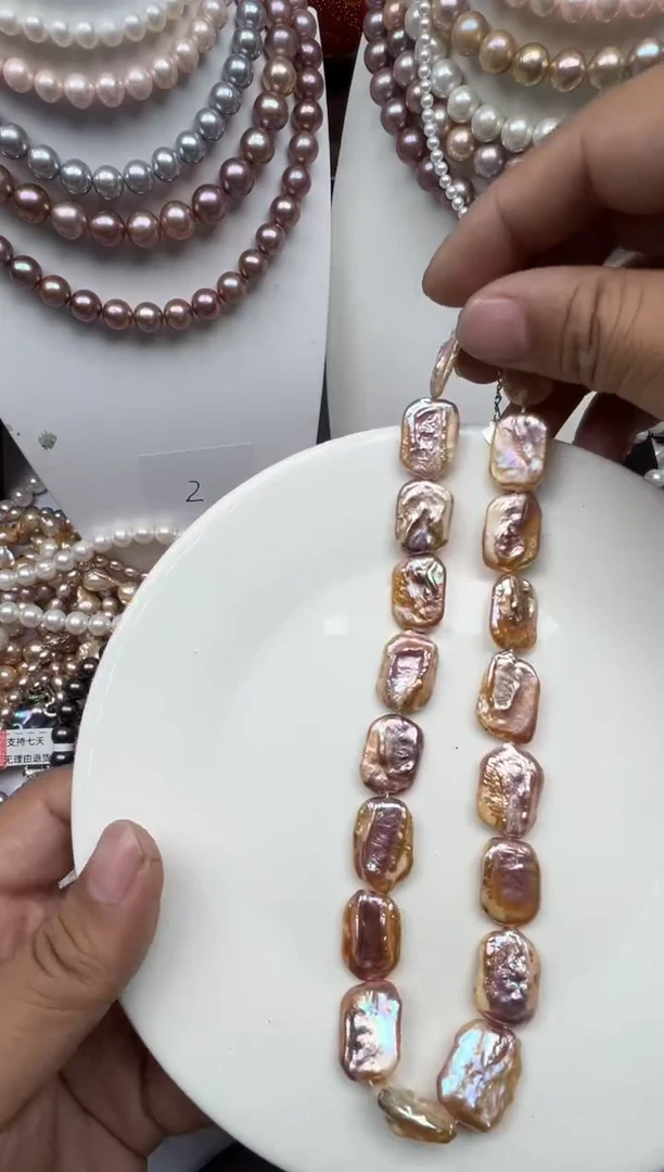 淡水珍珠未镶嵌颈饰1