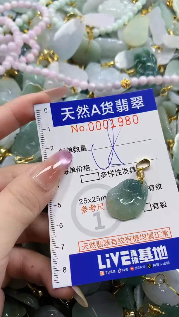 颈饰未镶嵌翡翠天然A货翡翠