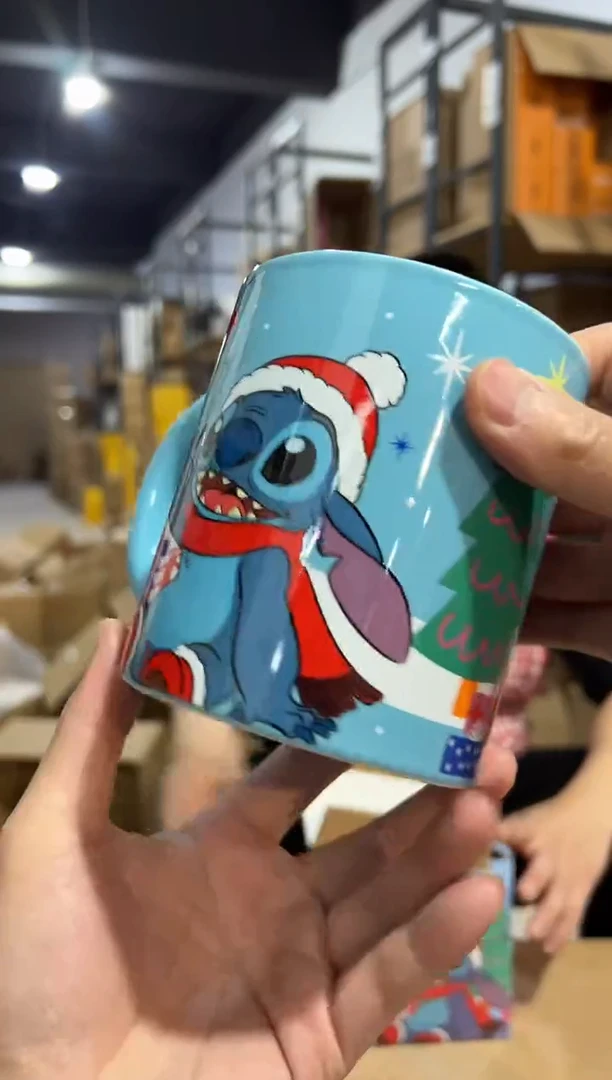 【闪购商品】杯圣诞原盒史迪仔礼物马克杯