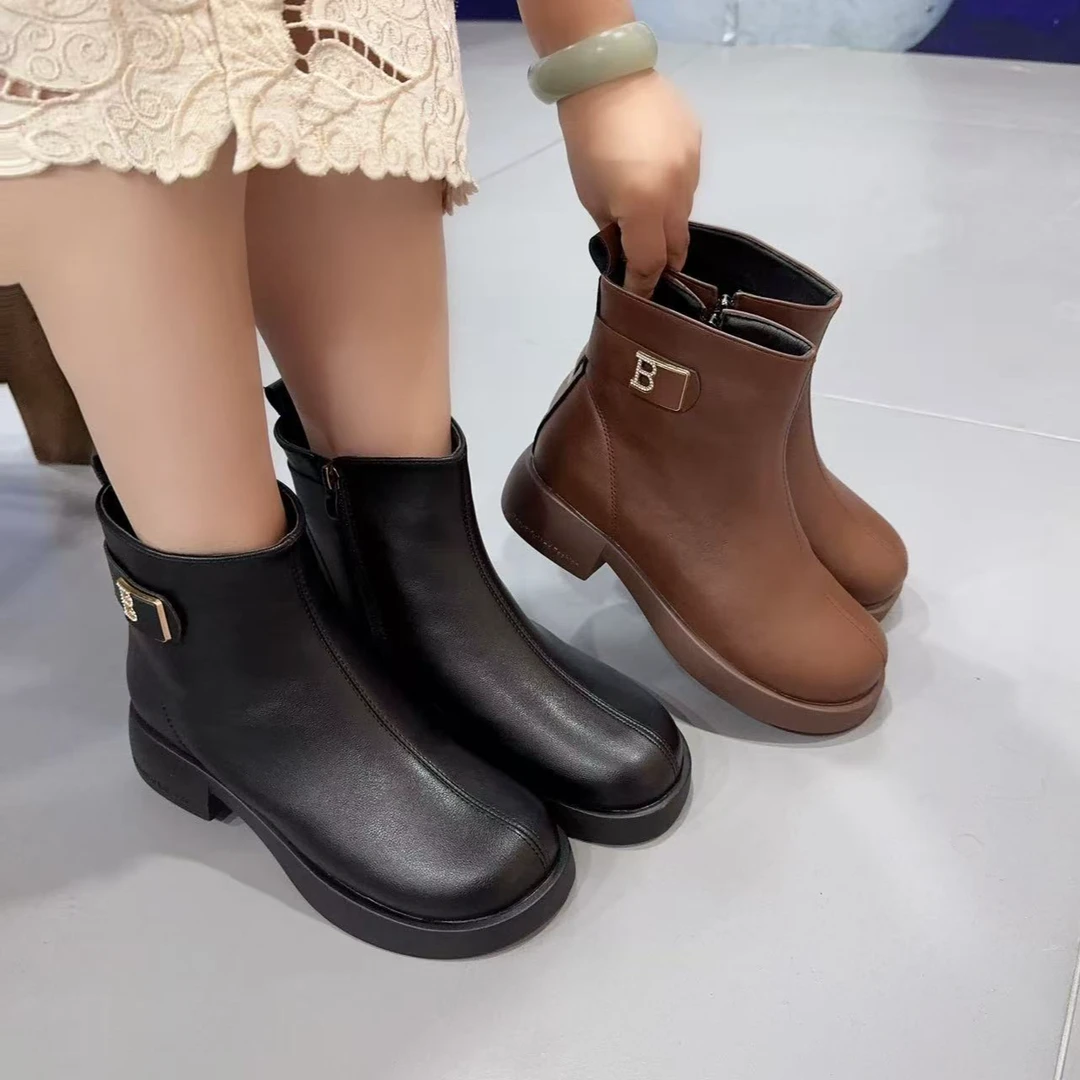 英伦切1.3尔西烟筒靴6621