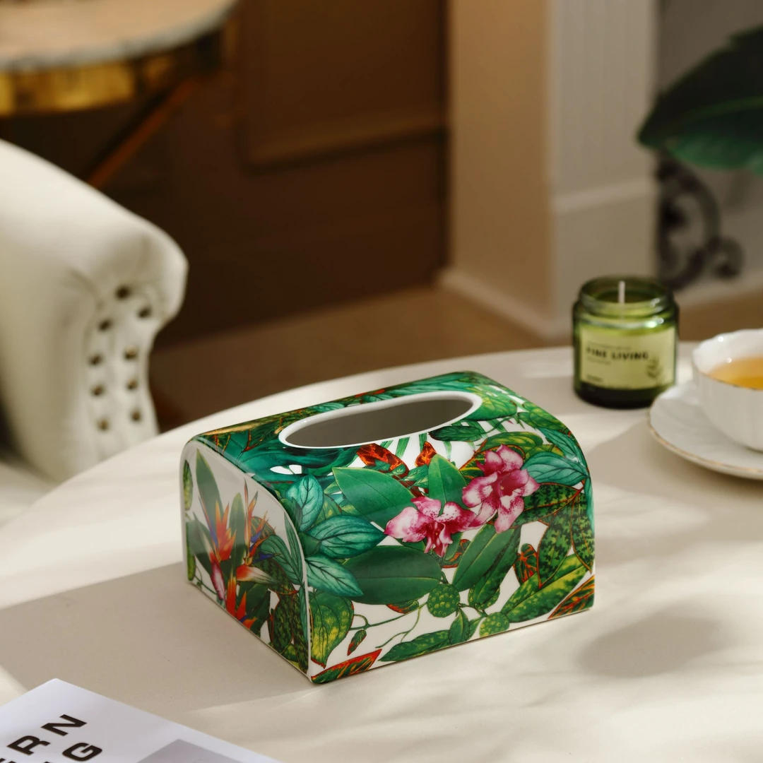 丛林纸】精致漂亮轻奢高级感家用陶瓷水杯马克杯